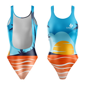 Traje de Baño de Talla Grande para Mujer, de Una Pieza, Cintura Alta, Control de Abdomen, Traje de Baño Modesto, Venta al por Mayor OEM, Ropa de Playa y Resort - Product Image 3