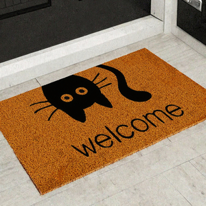 Jucor Exports Wholesale PVC Rectangle Outdoor Door Mat-Traditional Design Art Theme <b>Machine</b> Made Movable High Quality - Product Image 3