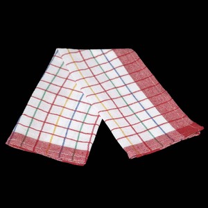 100% Toalla de cocina tejida de algodón Diseño a cuadros Suave de secado rápido al mejor precio en India - Product Image 3