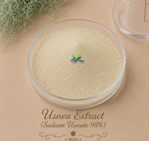Suministro directo de fábrica de HGO de extracto de Usnea natural puro (grado alimenticio), especificación de ácido Usnic 98% (extracto estandarizado) - Product Image 4