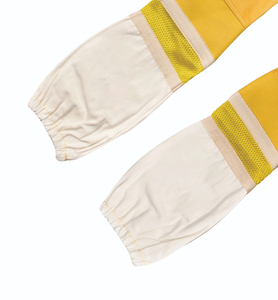 Gants d'apiculture professionnels ventilés en cuir de chèvre avec manches en maille, compatibles écran tactile, unisexe, pour usage extérieur - Product Image 2
