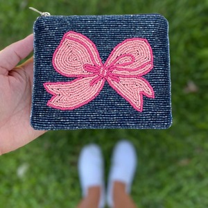 Bolso de mano con lazo de cuentas hecho a mano, bordado de flores, cremallera con diseño de caramelo, para fiesta de noche, boda, moda, tamaño personalizado, venta al por mayor, regalo de lujo - Product Image 4