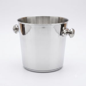 Popular Copper Ice Bucket Round Metal Elegant Party Beverage Cooler Durable Wine Chiller <b>Bar</b> Ware Wine Cooler - Product Image 5