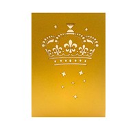 Cartes de vœux 3D Pop-up faites à la main en gros, motif lettres, découpées au laser, en papier vietnamien, pour mariage, avec logo personnalisé, marque Viet-craft