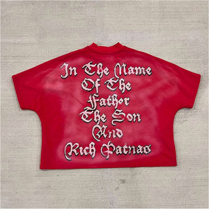 Camiseta Deportiva Personalizada OEM de Alta Calidad con Impresión DTG, 100% Poliéster, para Hombre, Lisa, Casual, de Manga Corta, Tejida, de Secado Rápido y Transpirable - Product Image 2