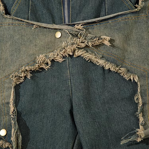 Pantalones de mezclilla baratos estilo streetwear, vaqueros holgados de algodón, pantalones largos rectos para hombre, pantalones anchos lavados para hombre - Product Image 3