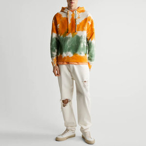 Sweat-shirt à capuche tie-dye pour homme, coupe oversize, vente en gros, pull décontracté tie-dye pour homme - Product Image 5