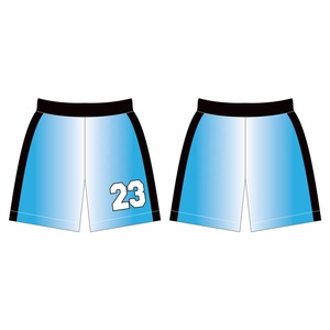 Ensemble de maillots de basket-ball personnalisés par sublimation, bleu clair, col en V, sans manches, uniformes respirants, unisexe pour adultes - Product Image 3