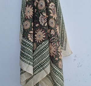 Wholesale Hand Block Bagaru Print Cotton Beach <b>Sarong</b> For Women Artisan Hand Printed Pareo Wrap Vacation Resort Wear Cover Up - Product Image 5