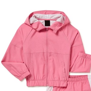 2026 Lightweight Custom Sublimation Printed Reflective Women's Windbreaker Short Set High Quality Low MOQ Zipper <b>Jacket</b> & Shorts - Product Image 3