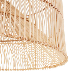 NhatMinh Handmade Woven Rattan Cone-Shaped Powder-Coated Lightweight Eco-Friendly Modern Luxury Chandelier-Style Ceiling Pendant - Product Image 3