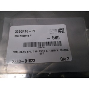2 AMAT 3880-01023 WASR LKG SPLIT # 6 .250D X .1481D - Équipements et pièces semi-conductrices d'occasion fiables à l'échelle mondiale - Product Image 2