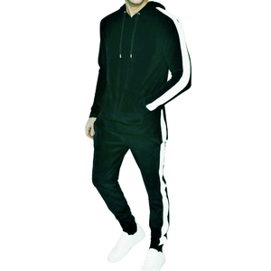 Casual Mens Tracksuit Set Cotton Fleece Hoodie And Jogger <b>Pants</b> Full Zipper Custom Sportswear High Quality - Product Image 3