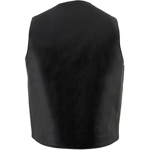 Chaleco Deportivo Samroz para Hombre, Negro, Casual, de Cuero Genuino, con Cuello en V, Ropa de Invierno - Product Image 2