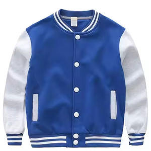 Veste de baseball universitaire pour hommes, vente en gros d'usine, haute qualité, broderie personnalisée, vestes varsity d'hiver, 100% coton - Product Image 4