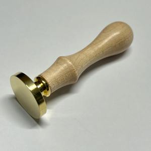 Sello de Cera Redondo de Latón de 25mm con Madera de Arce para Invitaciones de Boda, el Mejor Precio de Exportación, Suministros para Manualidades - Product Image 3