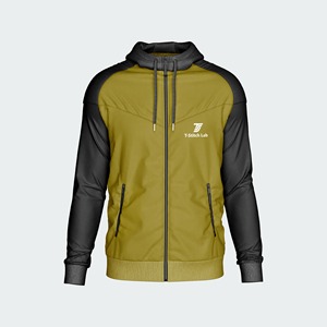 Veste de sport à séchage rapide pour homme, idéale pour l'entraînement en extérieur, la course à pied, veste de safari personnalisée, imperméable, respirante, avec fermeture éclair - Product Image 3