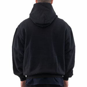 Vente en gros de sweats à capuche épais en coton 100% pour l'hiver, impression personnalisée du logo, design surdimensionné, épaules tombantes, sweat à capuche uni pour hommes - Product Image 6