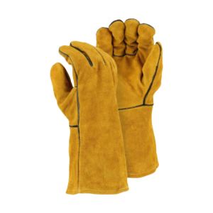Guantes de Seguridad de Piel de Vacuno de Primera Calidad para Soldadura, Bomberos, Construcción, Barbacoa, Protección Industrial de Manos - Product Image 1