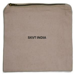 Luxury Eco-Friendly Small Canvas <b>Makeup</b> <b>Bag</b> 100% Cotton Custom Logo Printed Zipper Travel Cosmetic Pencil Pouch Gift <b>Bags</b> - Product Image 6