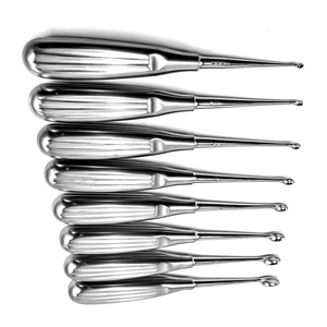 Curette chirurgicale réutilisable de qualité supérieure en acier inoxydable de qualité médicale pour l'élimination des tissus mous, le débridement et la dermatologie - Product Image 5