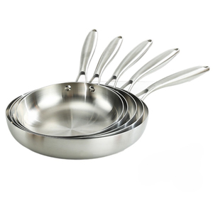 Professional Stainless Steel Fry <b>Pan</b> With Durable Construction And Excellent Heat Distribution - Product Image 6