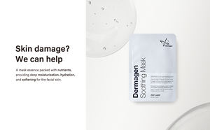 Dermagen <b>Face</b> Masque Hyaluronic Acid and Mineral Infused Collagen Masques for Soothing <b>Moisturizing</b> - Product Image 2