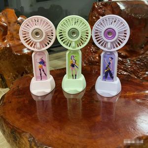 Ventilador de mano personalizado para chicas, venta al por mayor directa de fábrica, 500mAh, 3 velocidades, ¡gran oferta! - Product Image 1