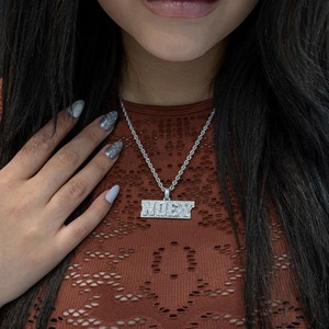 Custom Iced Out VVS Moissanite Pendant Hip Hop Pendant Initial Latter Pendant Rapper Bling Pendant Pass Diamond Tester Pendant - Product Image 6