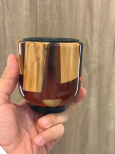 Brûleur à Bakhoor en Bois de Santal et Résine Époxy, Design Populaire Fait Main, Créatif, Arabe, Oud Mubkhar, Parfum Écologique - Product Image 5