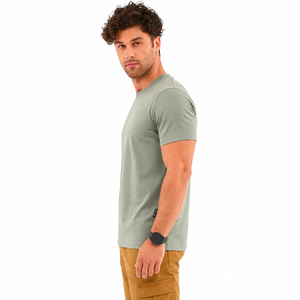 Custom Mens Charcoal <b>Grey</b> Slim Fit Sports <b>T</b> <b>Shirt</b> Quick Dry Polyester Athletic Gym Fitness Training Running Casual Plain Tee - Product Image 4