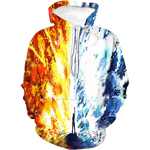 Vente en gros de sweat-shirts à capuche d'hiver à coupe régulière avec impression numérique brodée, tissu en polaire, couleurs personnalisées - Unisexe - Product Image 1