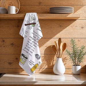 Super Absorbent Beautiful Printed Design 100% Cotton Kitchen Towels Custom Kitchen Towel at Factory price. - Product Image 1