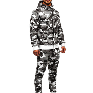 Conjunto Deportivo de Invierno para Hombre con Capucha, Transpirable, Estampado, de Forro Polar Técnico, Estilo Casual para Entrenamiento - Product Image 4
