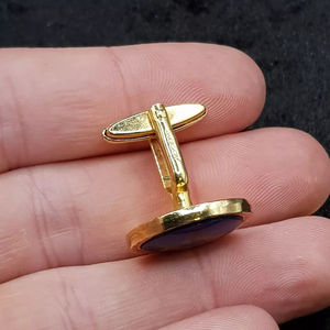 2026 Brand New High Quality Custom Made Freemason <b>Masonic</b> Regalia Blue Gold <b>Cufflinks</b> for Engagement Gift Master Mason - Product Image 6