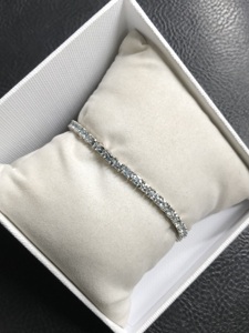 High on Demand Elegant Aquamarine Oval Shaped Natural Gemstone Tennis 4x3 Mm Fine Charm <b>Bracelet</b> Fine Jewelry <b>For</b> <b>Man</b> And Women - Product Image 4
