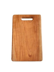 Planche à découper rectangulaire en bois à grain de bois apparent, antidérapante, épaisseur 3,5 cm, compatible lave-vaisselle, collection artisanale THC-2837 - Product Image 3