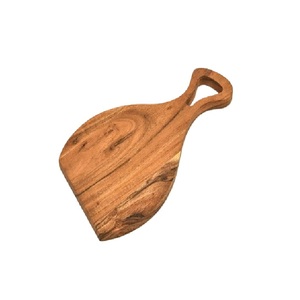 Planche à découper haut de gamme en bois d'acacia massif, tendance, résistante au lave-vaisselle, ustensile de cuisine pour la viande, taille, forme et couleur personnalisables - Product Image 2
