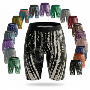 Shorts de cyclisme sur mesure sans coutures à compression, extensibles, respirants, séchage rapide, pour entraînement et fitness, vêtements de sport, OEM ODM - Product Image 1