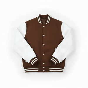 <b>Mens</b> Regular Fit Varsity <b>Jacket</b> Cotton Blend 350 GSM Button Closure Long Sleeve Casual Wear Soft Breathable Durable OEM Service - Product Image 4