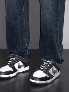 Jean ample vintage à jambes larges pour homme |   Jean baggy en coton respirant et léger |   Jeans tendance rétro style skater - Product Image 6