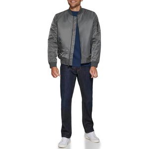 Nouvelle conception, veste bomber unisexe à capuche imperméable de haute qualité, tissu 2025, veste de baseball en coton de style universitaire - Product Image 4
