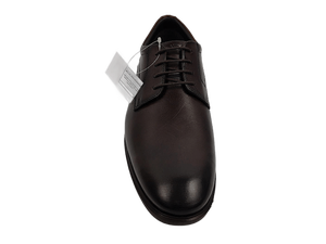 Zapatos Oxford de Cuero Genuino Marrón para Hombre, con Punta Redonda y Cordones, Suela de Goma, para Oficina, Carrera Profesional, Todas las Temporadas - Product Image 1