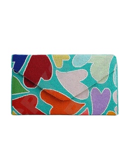 Bolso de Mano de Lujo para Mujer, Diseño CRYSTAL CRAFT, Hecho a Mano con Cuentas de Vidrio Bordadas, Color y Logotipo Personalizables para Fiestas - Product Image 1