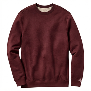เสื้อฮู้ดผู้ชายสีน้ำตาลเข้มคุณภาพสูง ผ้าฟลีซหนานุ่ม 100% ผ้าฝ้าย 400 กรัม แขนยาว สไตล์เรียบหรู สำหรับฤดูใบไม้ร่วง - Product Image 1