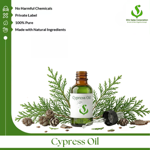 Distributeur d'huile de cyprès fournissant des huiles essentielles de qualité supérieure en vrac pour les marques cosmétiques, les fabricants de produits de soins personnels et les entreprises de parfumerie - Product Image 1