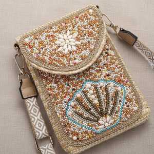 กระเป๋าลูกปัดหลากสีสัน ดีไซน์ใหม่ล่าสุด กระเป๋าสะพายไหล่ประดับลูกปัดทำมือ สำหรับเด็กหญิงและสตรี - Product Image 2