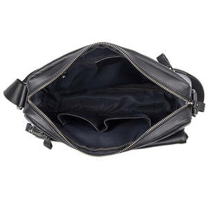 Top Grain Genuine Leather Men's <b>Briefcase</b> Business Messenger Bag New Fashion Crossbody Shoulder <b>Briefcase</b> Wholesale Supply - Product Image 4