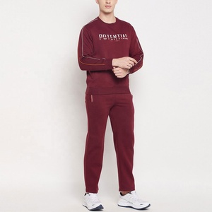 Custom OEM <b>Thermal</b> Fleece Fabric Mens Fleece <b>Tracksuit</b> Long Sleeve Jogger Set Wholesale Apparel Mens Mens Fleece <b>Tracksuit</b> - Product Image 2