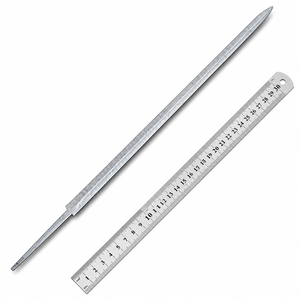 Espada vikinga de acero de Damasco forjada a mano, hoja en bruto de 38 pulgadas de longitud total – Espada de espiga completa, ideal para fabricantes de espadas - Product Image 1